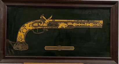 Silhouette du pistolet de Napoléon 
22 x...