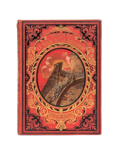  Le Siège de la Roche-Pont par Viollet-Le-Duc (texte et dessins). Rouge. sd (1879)....