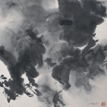 Chen WEINONG (1962-) Paysage III, 2005 Encre de chine sur papier de riz, sceau de...