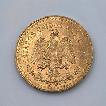  1 pièce de 50 pesos or 1929 
Poids : 41g
