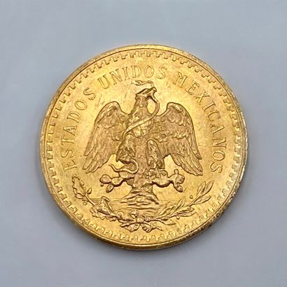  1 pièce de 50 pesos en or pesos 1931 
Poids : 41g