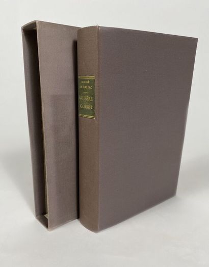  [Honoré de Balzac:Le père Goriot].Edité à Paris par A.Quantin en 1885.Broché,In12....