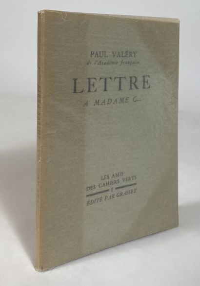 [Paul Valéry:Lettre a Mme Ccollection 