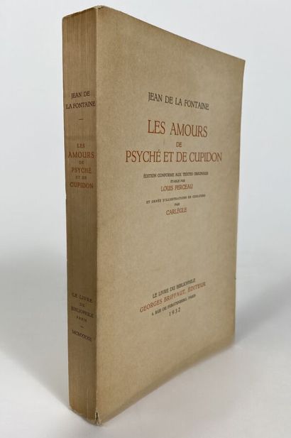  [Les amours de Psyché et de Cupidon].Paris, Briffaut 1932 in-8 br Jean De La Fontaine...