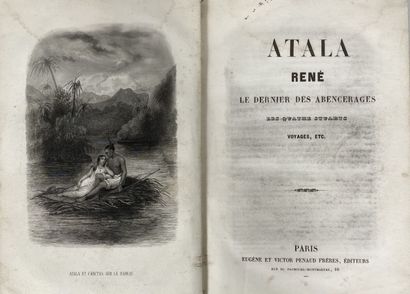  [François-René de Chateaubriand:Atala/René].Edité à Paris par Eugène et Victor Penaud...