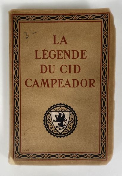  [Alexandre Arnoux:La légende du Cid Campeador].Edité à Paris par L'édition d'art...