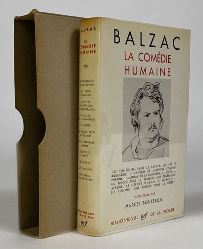 Pléiade[Honoré de Balzac,La comédie humaine]Volume.VII...