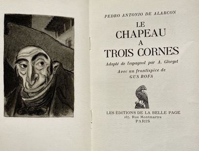  [Pedro Antonio de Alarcon:Le chapeau a trois cornes]Edité à Paris par La belle page...