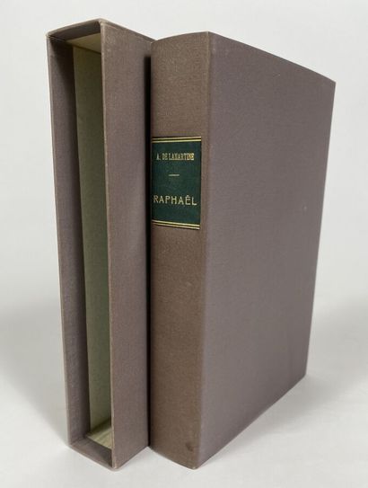  [Alphonse de Lamartine:Raphael.Edité à Paris par Maison Quentin.Broché,In12.Belle...