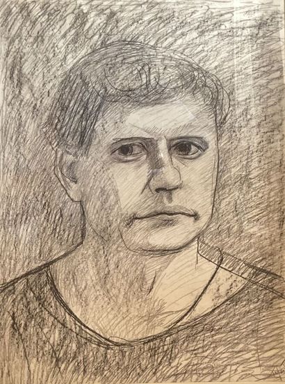  Pierre TAL COAT (1905-1995) 
Self-portrait...