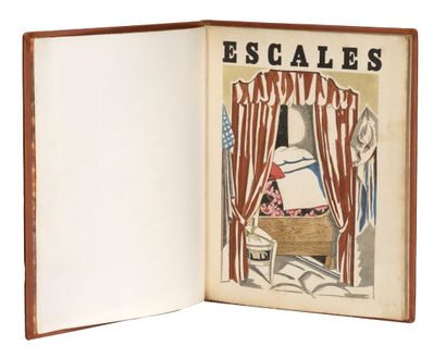  André LHOTE - Jean Cocteau, Escale, Editions de la sirène, Paris, 1920, grand in-4,... Gazette Drouot