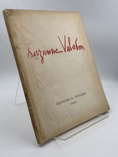  Suzanne VALADON- Jean Bouret, Suzanne Valadon, Éditions O. Pétridès, avec une lithographie... Gazette Drouot