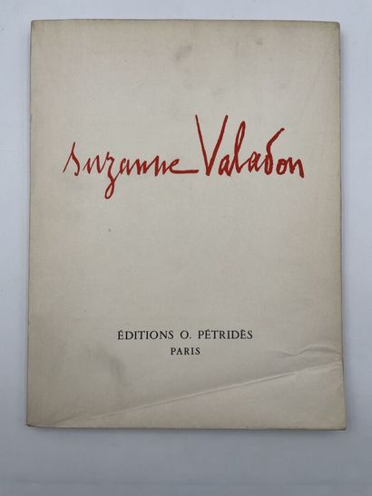  SUSANNE VALADON
Jean Bouret, Suzanne Valadon, Éditions O. Pétrides, Paris, 1947,... Gazette Drouot