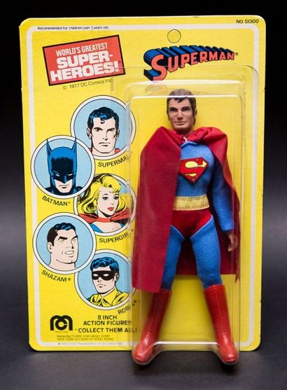 DC Comics Mego - Superman Neuf en Carte 1977...