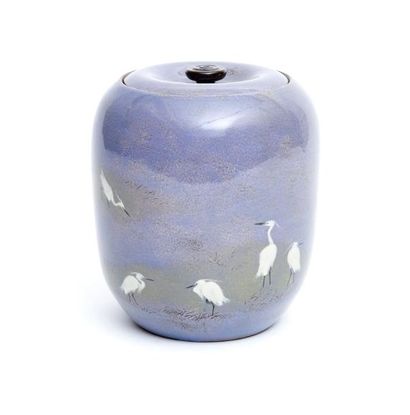 Pot à eau en céramique (mizusashi) de couleur...