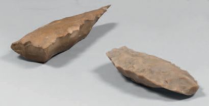 null Three carved flints.
Neolithic period.
Origin: The Grand Pressigny.
Height:...