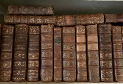Set of bound volumes from the 18th century,...