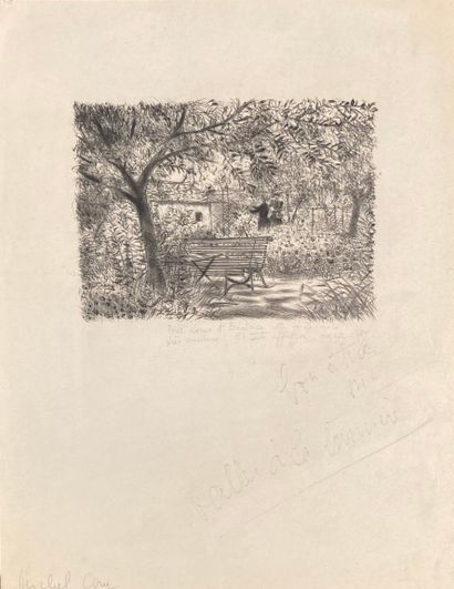 Michel CIRY (1919-2018): - SAINT SÉBASTIEN. 31,5 x 24 cm.
- PORTRAIT DE FEMME. 20,5...