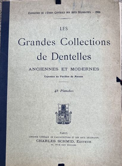 null Quelques volumes sur la dentelle et les tissus, dont Les Grandes collections...