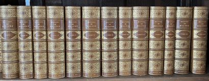 null Works of Molière. Suite of 13 volumes in-4. Éditions Hachette, Paris, 1900....