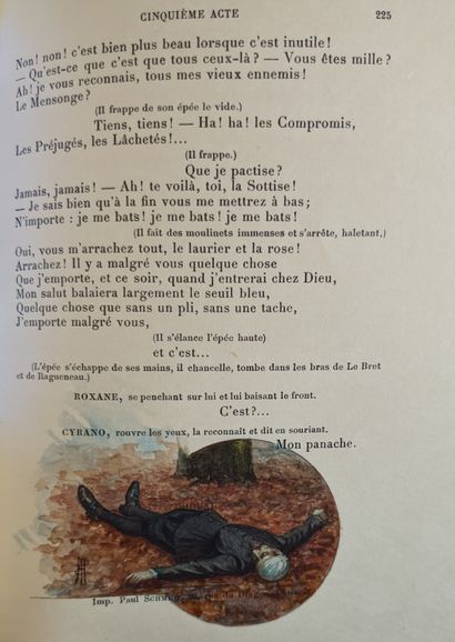null ROSTAND (Edmond).
 Cyrano de Bergerac.
Charpentier Fasquelle, Paris 1898, 13,5...
