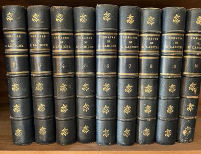 null Two series: - Théâtre de Labiche. Paris, Calmann-Lévy, 1881. Ten volumes in-12,...