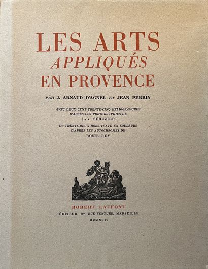 null Trois volumes sur la Provence : - Les Arts appliqués en Provence par J. Arnaud...
