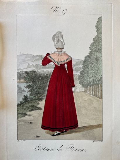 null Collection of the One Hundred and Five Costumes of the Departments of the Seine...