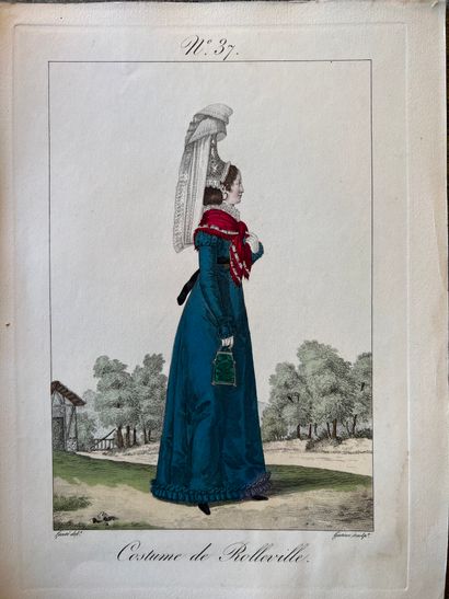 null Collection of the One Hundred and Five Costumes of the Departments of the Seine...