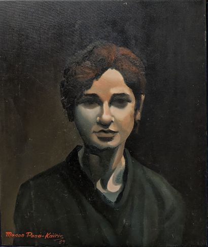 null Manon PANA-KAIRIS (1931-2021) : BEFORE, 89 - Portrait of the artist's mother....