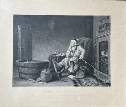 null After Robert GRAVES (1798-1873) : The Enthusiast. Printed in black. 30,5 x 35,5...
