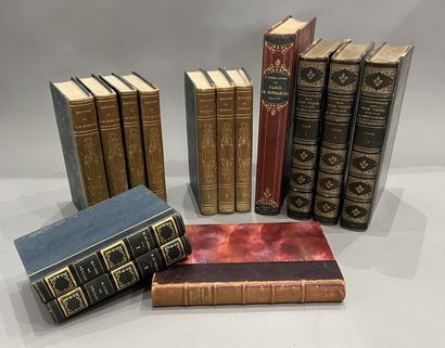 null Set of bound 19th-century volumes: Correspondance entre Marie-Thérèse et le...