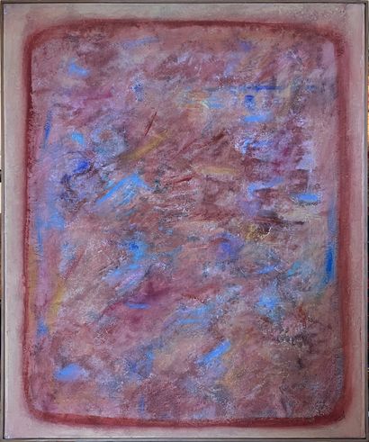 null CONTEMPORARY ARABIC SCHOOL: COMPOSITION. Oil on canvas, signed "Achraf", signed...