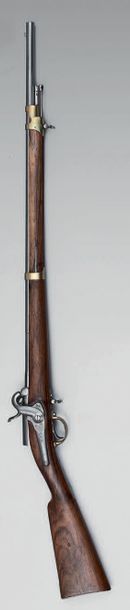 null Mousqueton de cavalerie d'essai Arcelin modèle 1836 à percussion, chargement...