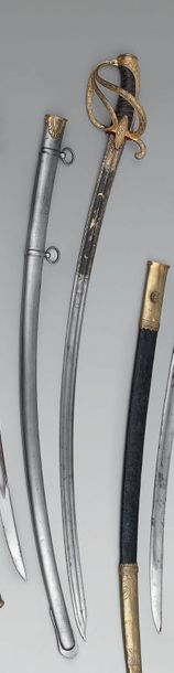 null Senior officer's sword of light cavalry, probably of the royal guard, hunter's...