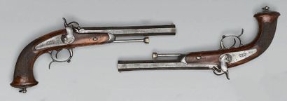 Pair of officer's percussion pistols model...