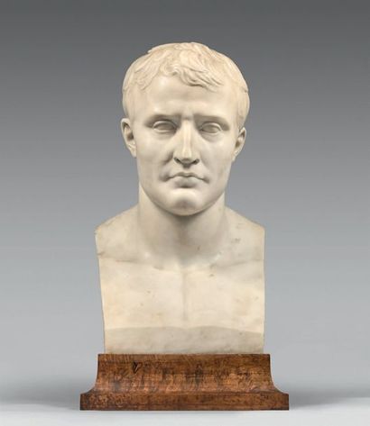 Antoine-Denis Chaudet (1763/1810),d'après: Large bust representing Emperor Napoleon...