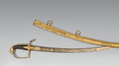 null Rare junior officer's sabre of the imperial guard's horseback hunters, guard...