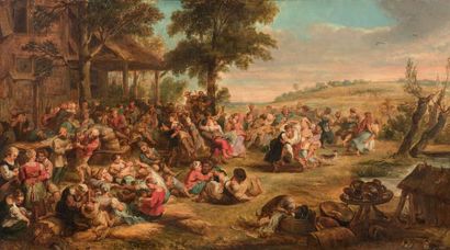 Edouard GERARD d'après Pierre Paul RUBENS (Actif en France au XIXème siècle) Flemish
Canvas...