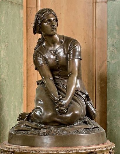 Henri CHAPU (1833-1891), Barbedienne Fondeur Bronze

test H: 68 cm