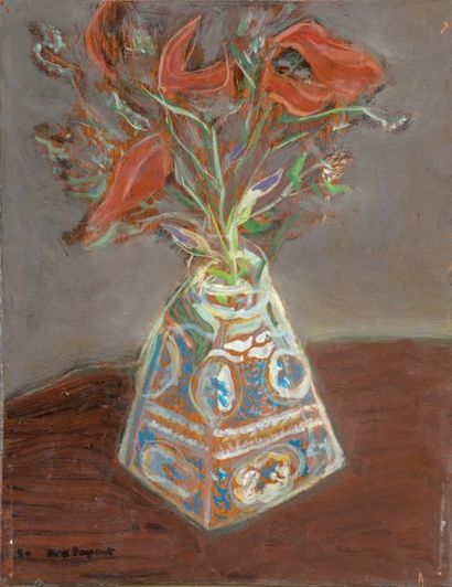 Max PAPART (1911-1994) Bouquet of flowers
Oil on panel, signed on the lower left...