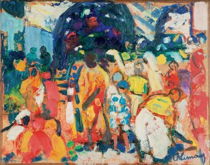 Roger Marcel LIMOUSE (1894-1989) Marché oriental
Huile sur toile, signée en bas à...
