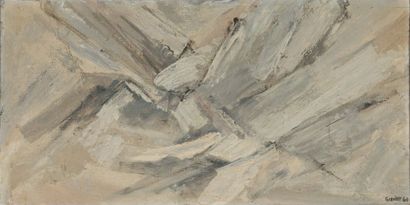 Madeleine GRENIER (1929-1982) Composition
Oil on canvas, signed lower left and dated...