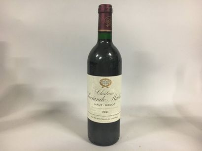 null - 1 bouteille Château SOCIANDO-MALLET, Haut Médoc 1990