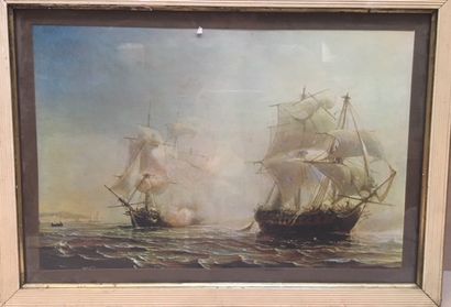 null Lot de reproductions :

Une bataille navale 26.5 x 39 cm (à vue)

Paire sur...