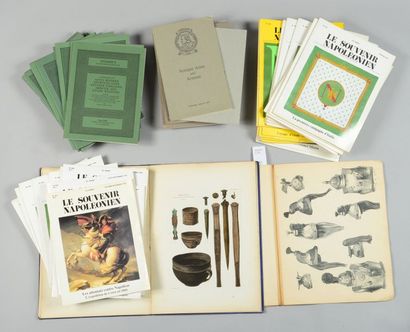  Important lot de catalogues de ventes français et étrangers, anglais, allemands… ;...