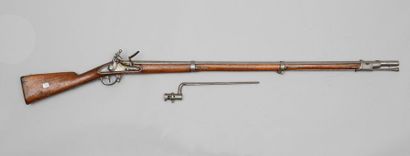 null Fusil réglementaire d’infanterie belge de type 1822, canon poinçonné « ELG »,...