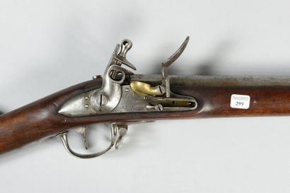 null Fusil à silex d'infanterie modèle 1777/an IX, canon poinçonné et daté : "1810" ;...