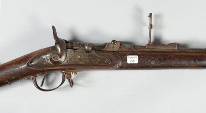 null Fusil d'infanterie réglementaire belge modèle 1777 modifié 1867 à percussion...