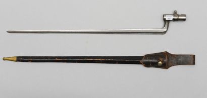 null Baïonnette à douille modèle 1868 de gendarmerie, utilisée pour la carabine Remington...